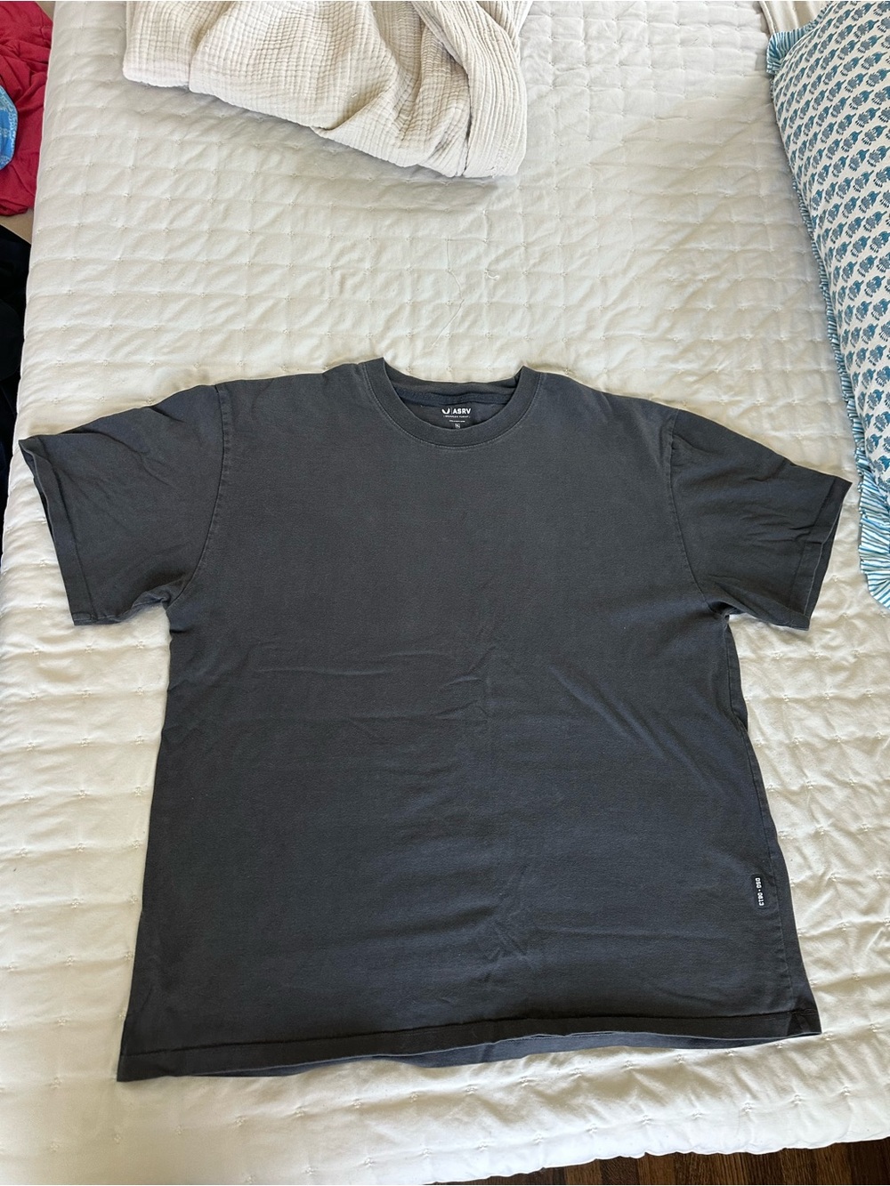 ASRV Men's Black Short Sleeve Crewneck Tee